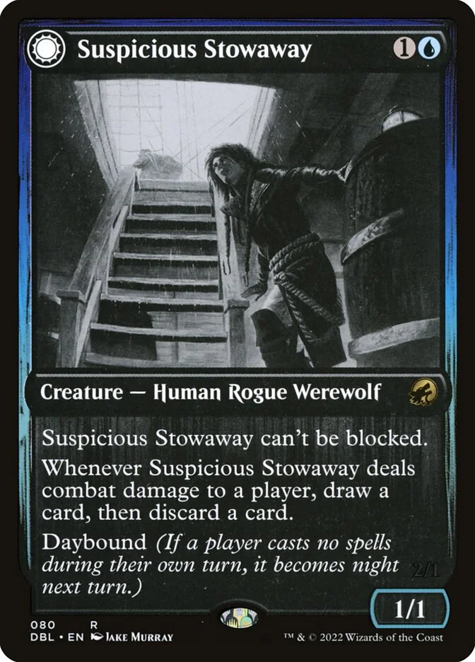 Suspicious Stowaway // Seafaring Werewolf 「DBL/80」「EN」