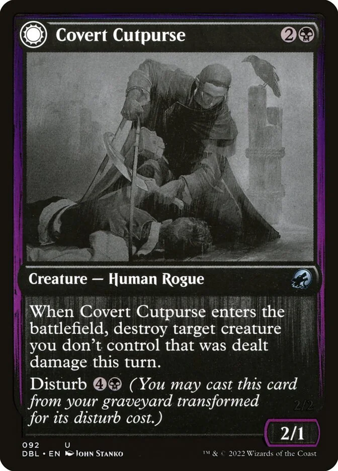Covert Cutpurse // Covetous Geist 「DBL/92」「EN」