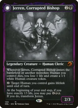 Jerren, Corrupted Bishop // Ormendahl, the Corrupter #109 · Magic: The Gathering