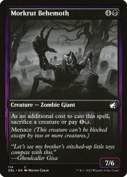 Morkrut Behemoth #114 · Magic: The Gathering
