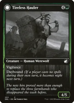 Tireless Hauler // Dire-Strain Brawler #203 · Magic: The Gathering
