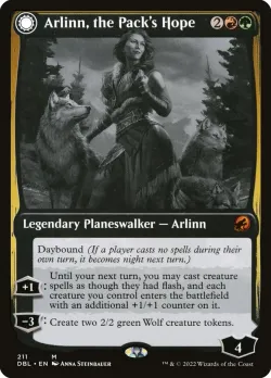Arlinn, the Pack's Hope // Arlinn, the Moon's Fury #211 · Magic: The Gathering