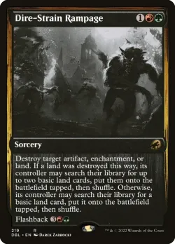 Dire-Strain Rampage #219 · Magic: The Gathering