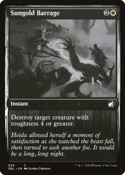 Sungold Barrage #36 · Magic: The Gathering