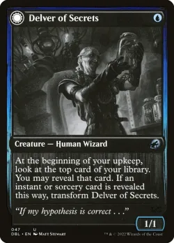 Delver of Secrets // Insectile Aberration #47 · Magic: The Gathering