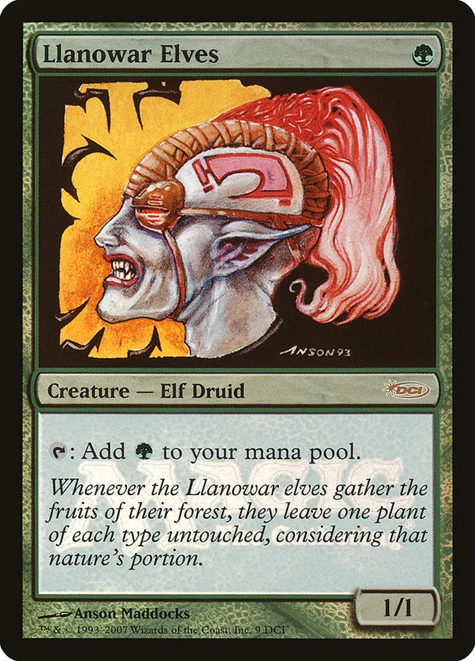 Llanowar Elves 「DCI/9」「EN」