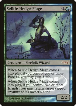 Selkie Hedge-Mage #20 · Magic: The Gathering