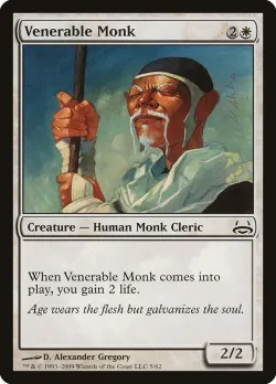 Venerable Monk #5 · Magic: The Gathering