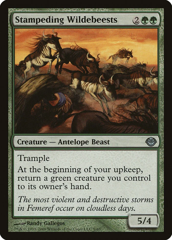 Stampeding Wildebeests 「DDD/9」「EN」