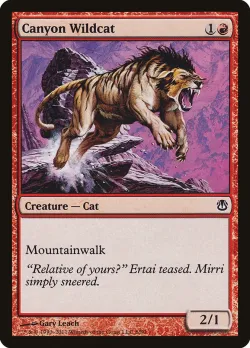 Canyon Wildcat #6 · Magic: The Gathering