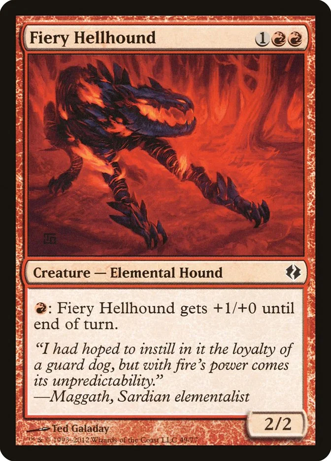 Fiery Hellhound 「DDI/49」「EN」