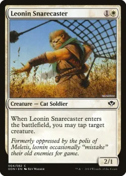 Leonin Snarecaster #4 · Magic: The Gathering