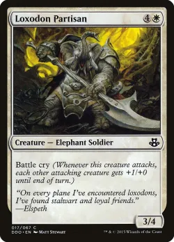 Loxodon Partisan #17 · Magic: The Gathering