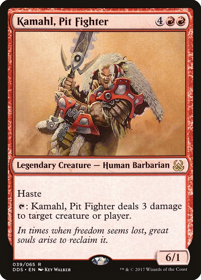 Kamahl, Pit Fighter 「DDS/39」「EN」