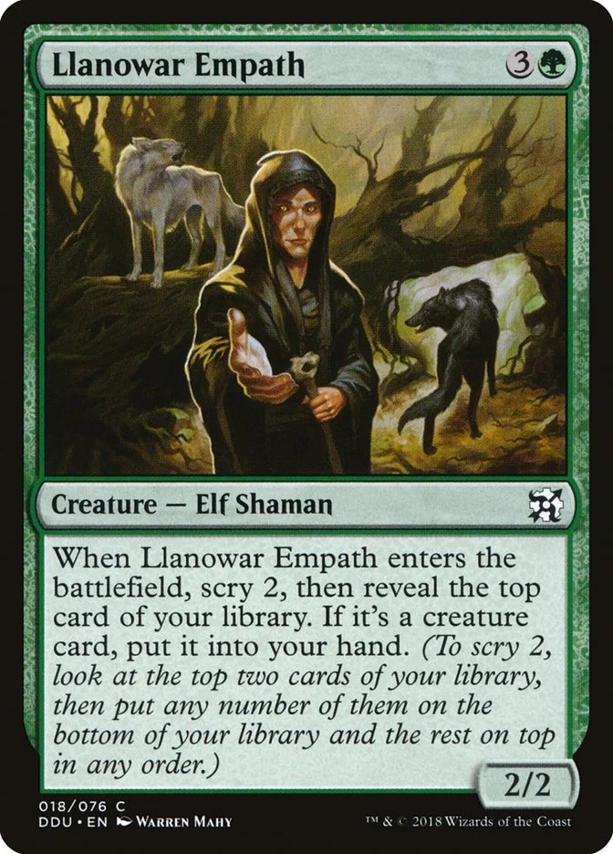 Llanowar Empath 「DDU/18」「EN」