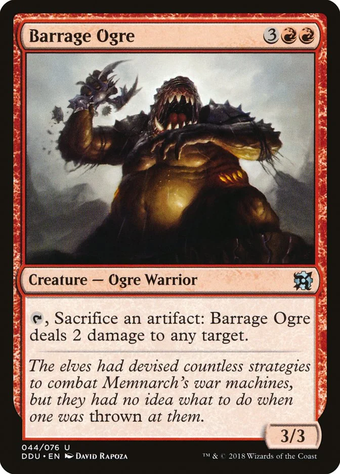 Barrage Ogre 「DDU/44」「EN」