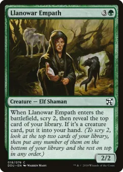 Llanowar Empath #18 · Magic: The Gathering