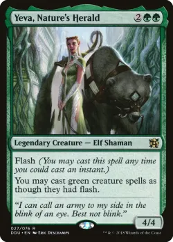 Yeva, Nature's Herald #27 · Magic: The Gathering
