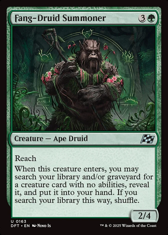 Fang-Druid Summoner 「DFT/163」「EN」
