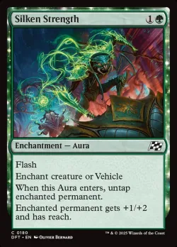 Silken Strength #180 · Magic: The Gathering