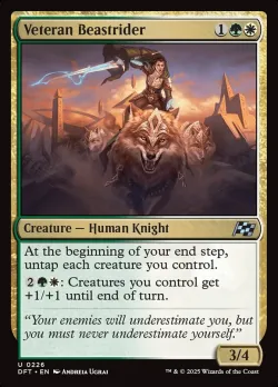 Veteran Beastrider #226 · Magic: The Gathering