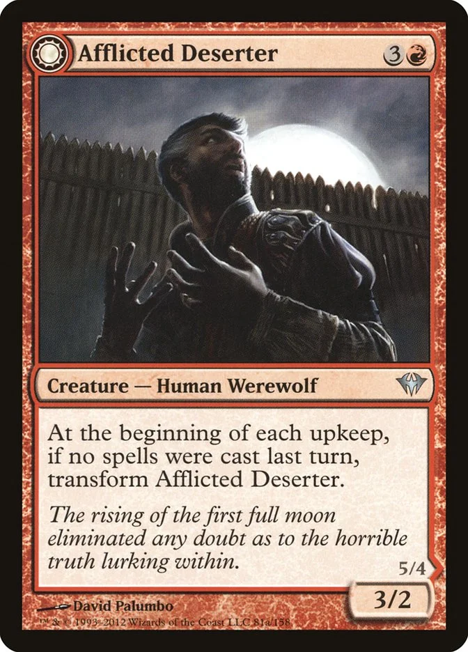 Afflicted Deserter // Werewolf Ransacker 「DKA/81」「EN」