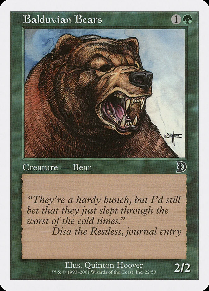 Balduvian Bears 「DKM/22」「EN」