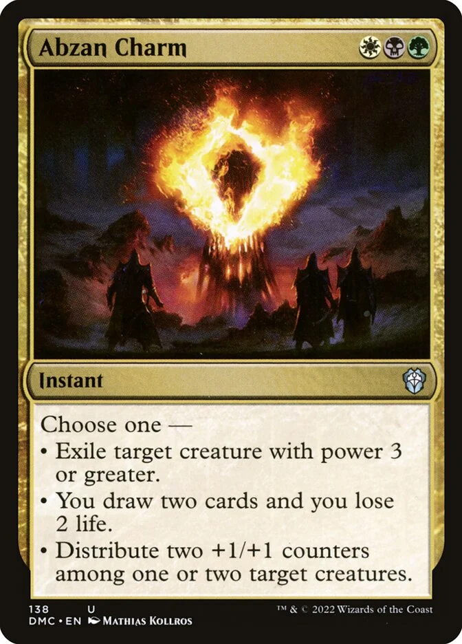 Abzan Charm 「DMC/138」「EN」