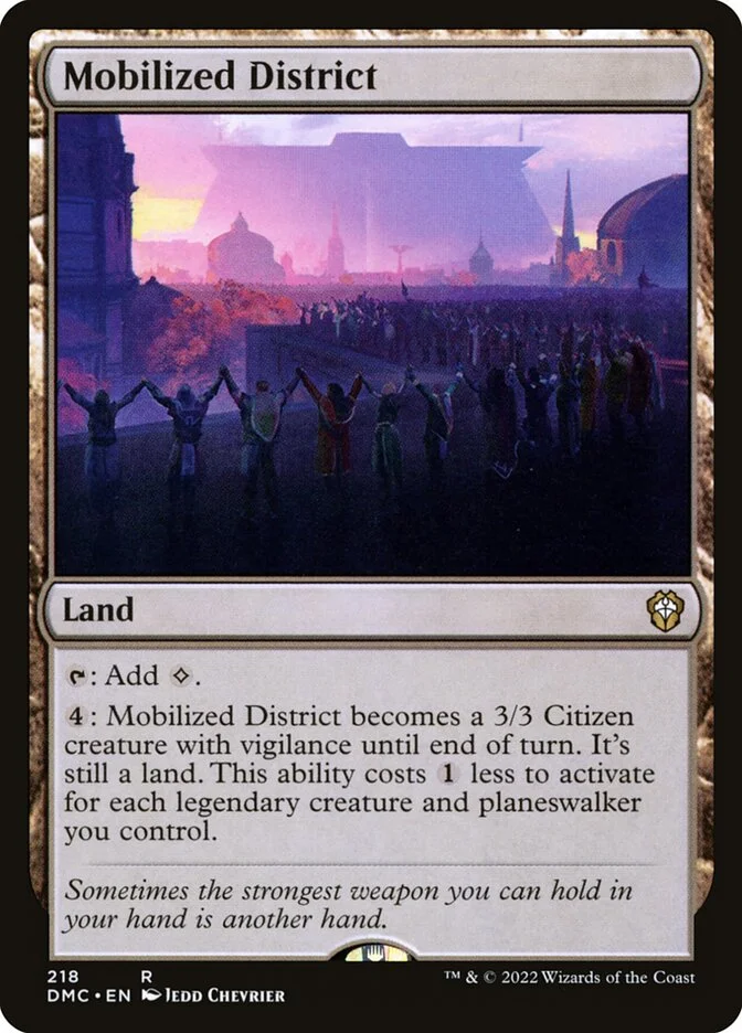 Mobilized District 「DMC/218」「EN」