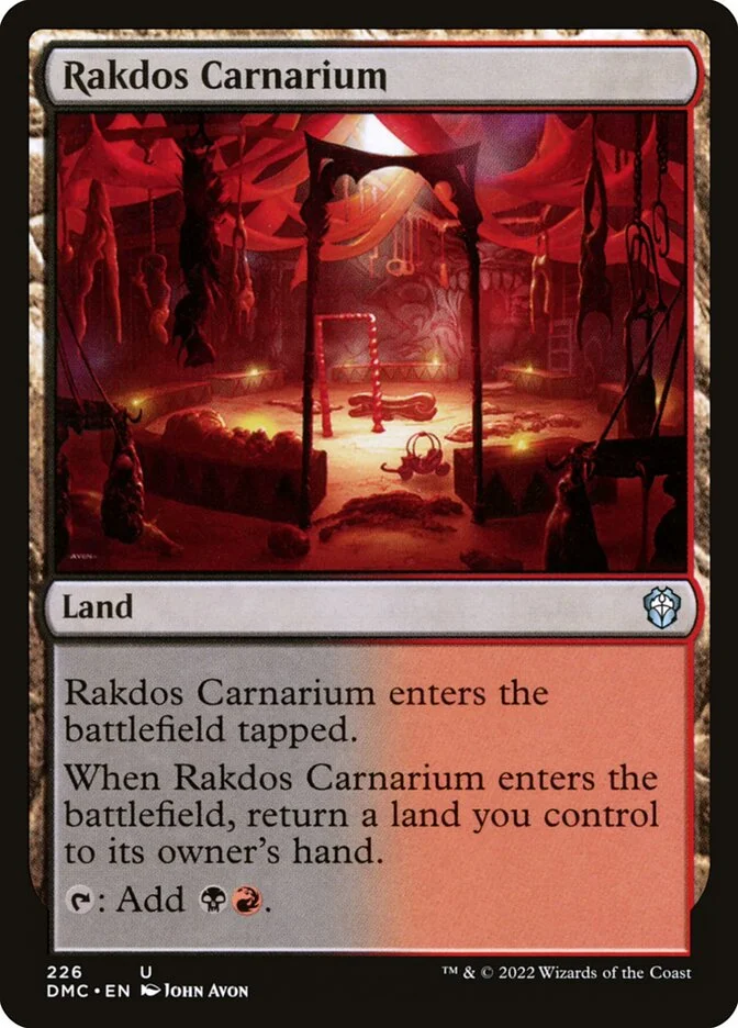 Rakdos Carnarium 「DMC/226」「EN」