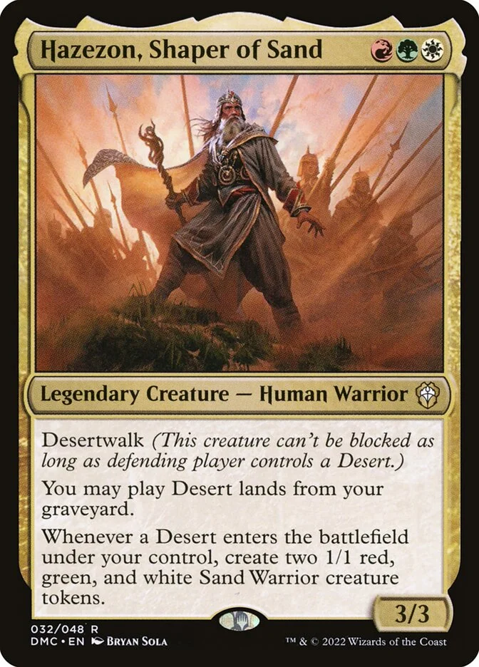 Hazezon, Shaper of Sand 「DMC/32」「EN」