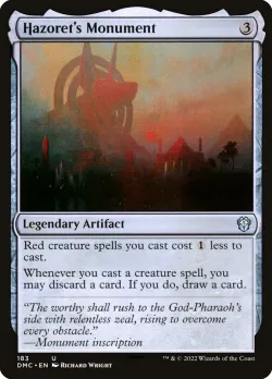 Hazoret's Monument #183 · Magic: The Gathering