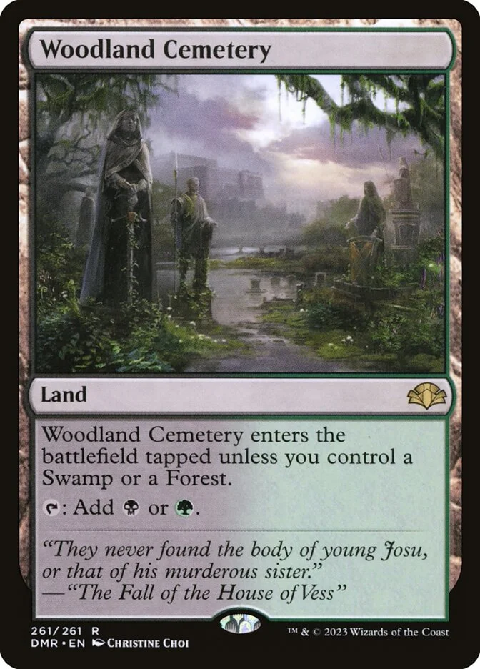 Woodland Cemetery 「DMR/261」「EN」