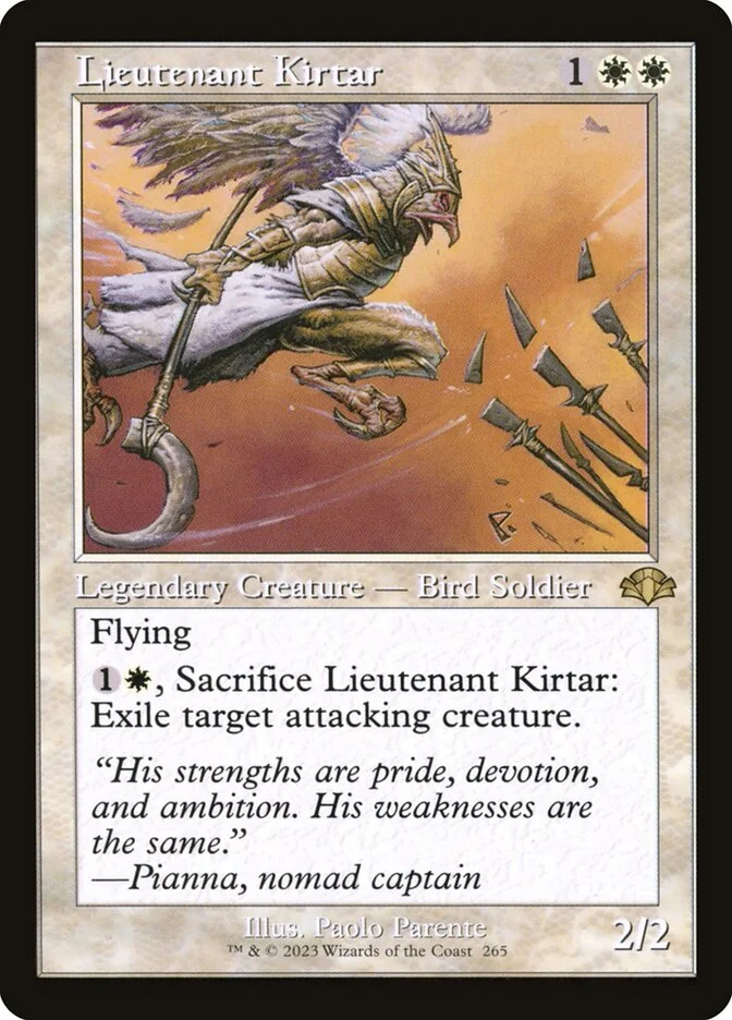 Lieutenant Kirtar 「DMR/265」「EN」