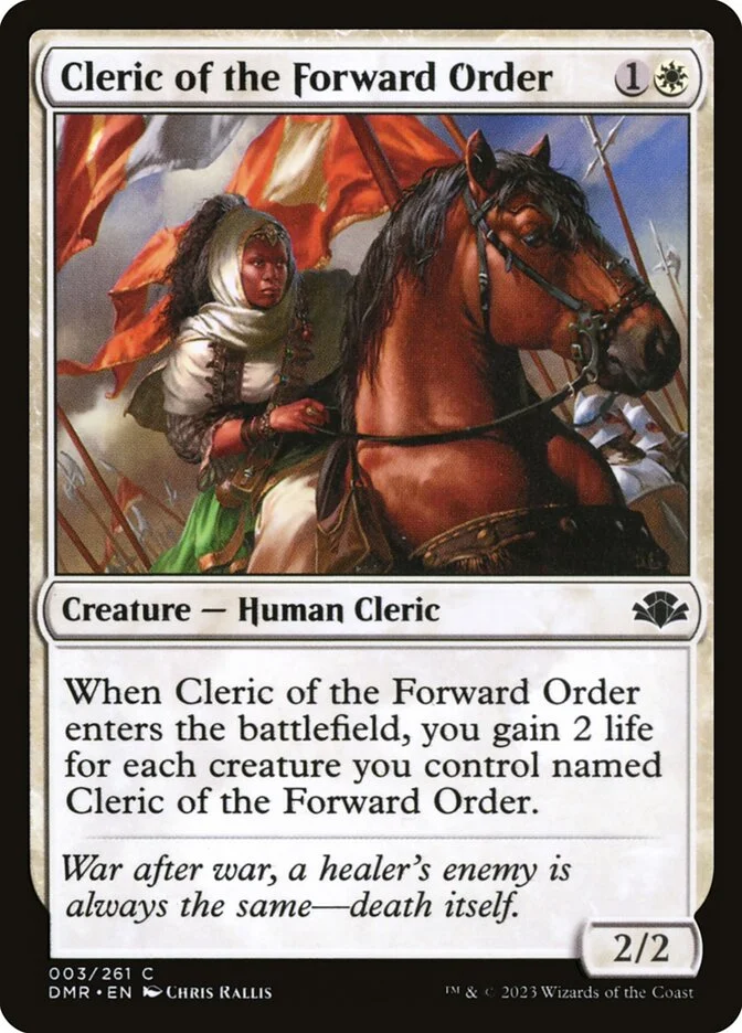 Cleric of the Forward Order 「DMR/3」「EN」