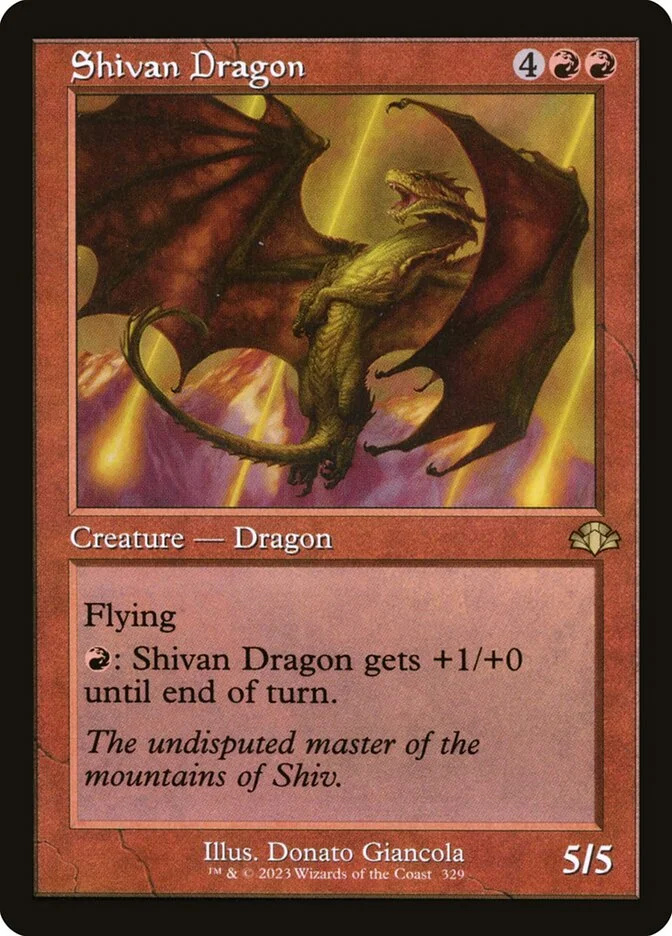 Shivan Dragon 「DMR/329」「EN」