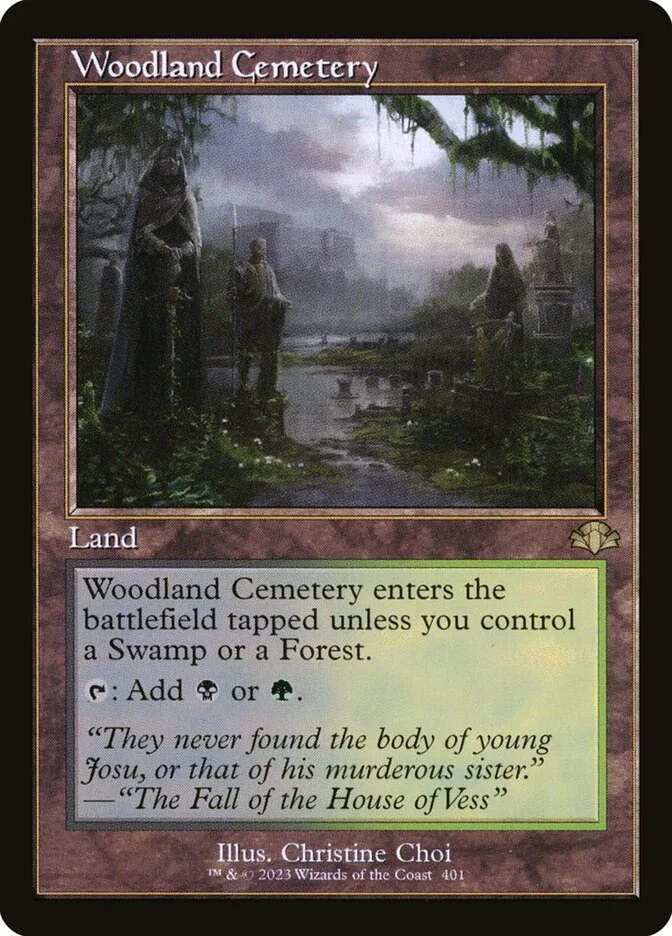 Woodland Cemetery 「DMR/401」「EN」