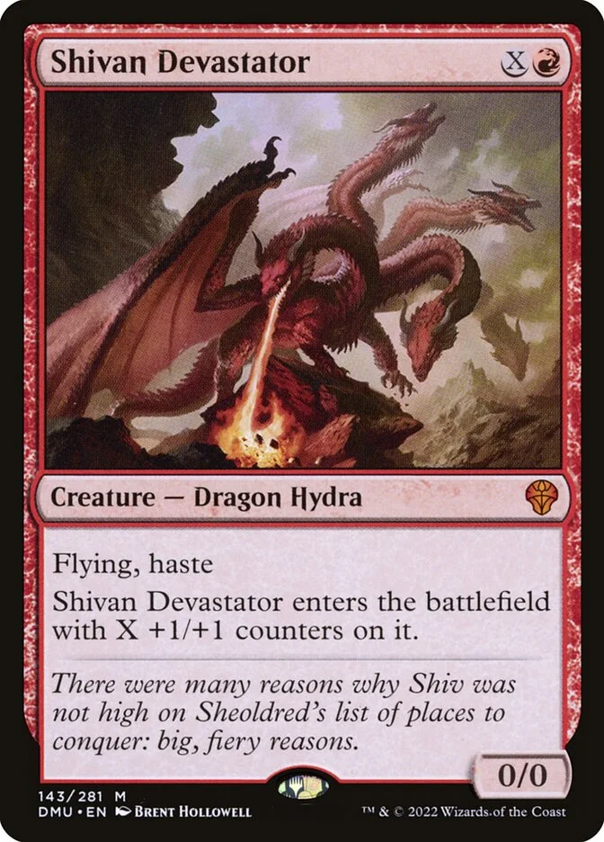Shivan Devastator 「DMU/143」「EN」