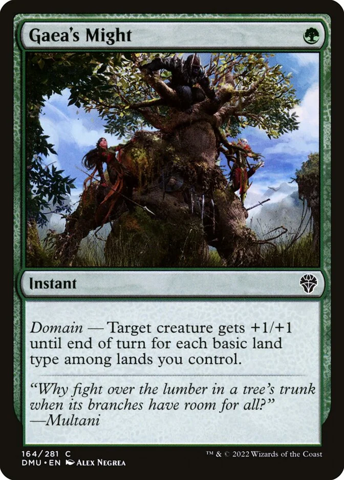 Gaea's Might 「DMU/164」「EN」