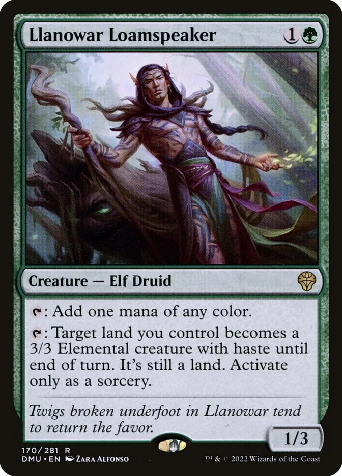 Llanowar Loamspeaker 「DMU/170」「EN」