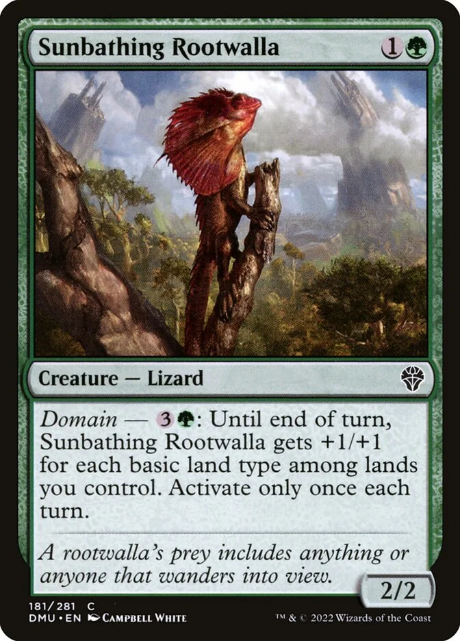 Sunbathing Rootwalla 「DMU/181」「EN」