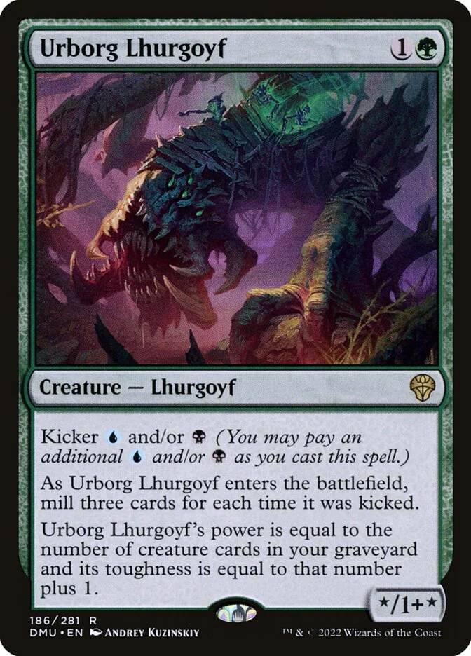 Urborg Lhurgoyf 「DMU/186」「EN」