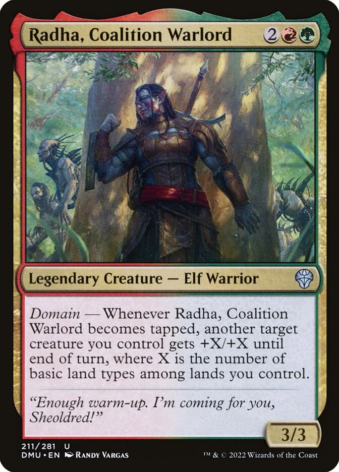Radha, Coalition Warlord 「DMU/211」「EN」