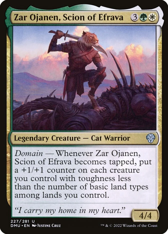 Zar Ojanen, Scion of Efrava 「DMU/227」「EN」
