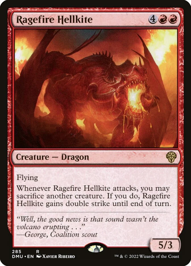 Ragefire Hellkite 「DMU/285」「EN」
