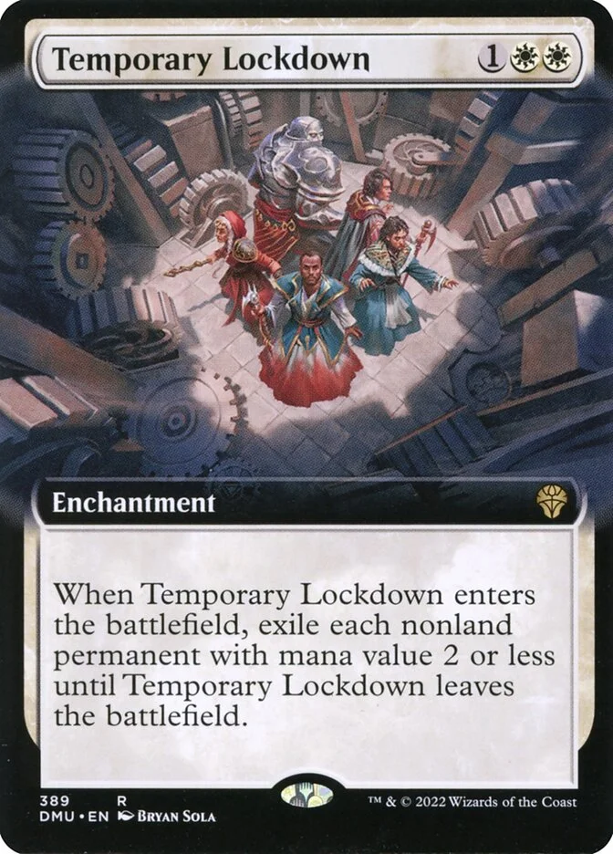Temporary Lockdown 「DMU/389」「EN」