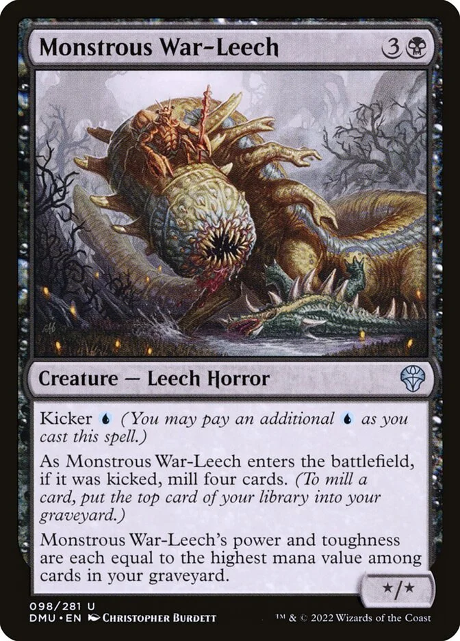 Monstrous War-Leech 「DMU/98」「EN」