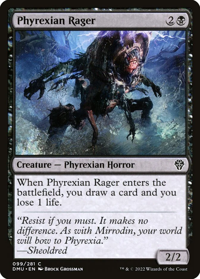 Phyrexian Rager 「DMU/99」「EN」