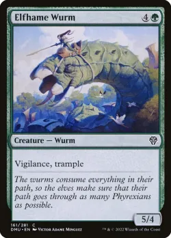 Elfhame Wurm #161 · Magic: The Gathering