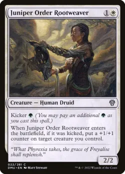 Juniper Order Rootweaver #22 · Magic: The Gathering
